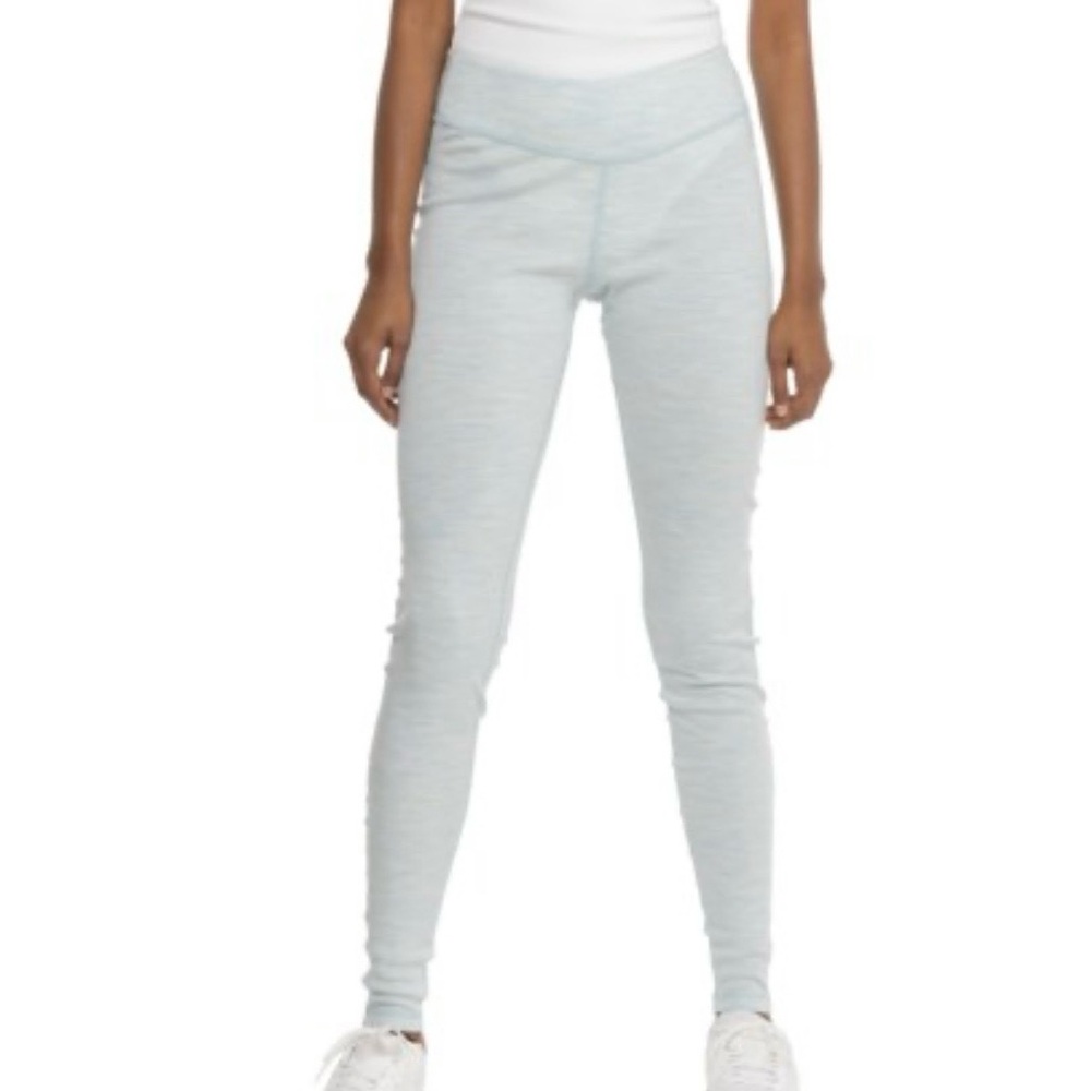 SmartWool Classic Thermal Base Layer Pants - Merino Wool (white/blue)